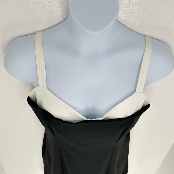 Abercrombie & Fitch NWT Contrast Sweetheart Corset Mini Dress Size Large Black - Picture 5 of 13